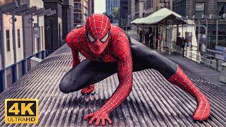 SpiderMan 2  Train Fight Scene  4K ULTRA HD [upl. by Conant]