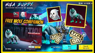 FREE WOLF COMPANION  ARCTIC WOLF LUCKIEST SPIN  HOLA BUDDY CRATE OPENING [upl. by Wise]