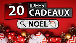 20 IDEES CADEAUX POUR NOEL  tout budget amp tout âge [upl. by Nylqcaj]