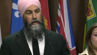 NDP Leader Jagmeet Singh on his bill to lower grocery prices pharmacare – February 7 2024 [upl. by Finnigan]