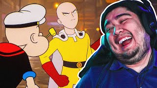 REACCION A Saitama VS Popeye DEATH BATTLE ESCARDI [upl. by Meggi]