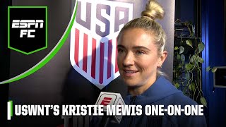 USWNTs Kristie Mewis 1ON1 ‘Everything I’ve done in my career has led up to this point  ESPN FC [upl. by Noizneb]