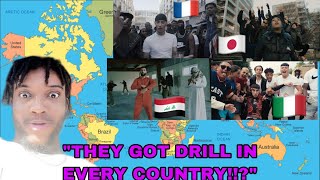 YourRAGE Listens to Drill Songs From Different Countries Italy Korea India Mexico amp MORE [upl. by Ayerim429]