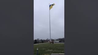 Kyiv War Memorial and KyivPechersk Lavra in the distance Ukraine Україна March 2021 [upl. by Patin]