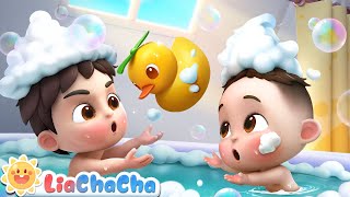 Bubble Bath Song  Fun Bath Time for Kids  LiaChaCha Nursery Rhymes amp Baby Songs [upl. by Ahsiema]