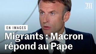 Macron sur limmigration  « On ne peut pas accueillir toute la misère du monde » [upl. by Thea]