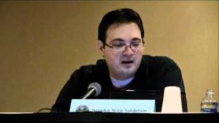 Towers of Midnight Prologue read by Brandon Sanderson DragonCon 2010 [upl. by Cas]