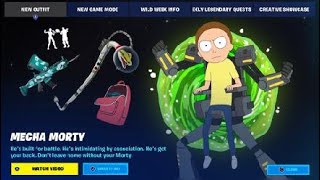 Fortnite Mecha Morty Trailer [upl. by Tabby]