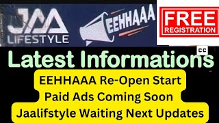 EEHHAAA SEP 27 ReOpen ആയി Paid Ads amp Jaalifestyle New Update Waiting [upl. by Nyrahtak]