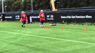 Fancy Footwork From 49ers Running Backs [upl. by Russon]