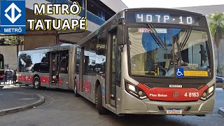 MOVIMENTAÇÃO DE ÔNIBUS  METRÔ TATUAPÉ 1 [upl. by Redman192]