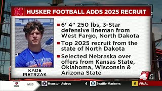 Husker football lands another class of 2025 recruit [upl. by Tella]