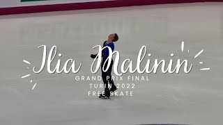 Ilia Malinin free skate Grand Prix final Turin 2022 10122022 [upl. by Mar]