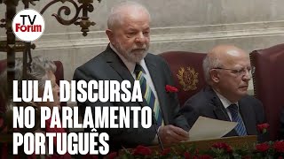 Discurso de Lula no Parlamento português no dia da Revolução dos Cravos [upl. by Anwahs]