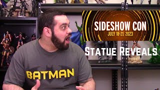 Sideshow Con 2023 DC Statue Reveals [upl. by Hartmann]