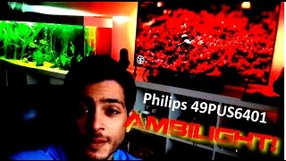 Philips Ambilight Afterglow Sample 49PUS6401 [upl. by Culley124]