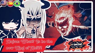 Gods  Record of Ragnarok  react to Ghost Rider  TikTok  Parte 1 🇧🇷🇪🇸🇺🇲 [upl. by Ahsenyl501]