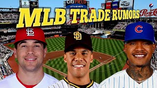 MLB TRADE RUMORS  YanksCards Dylan Carlson deal  Juan Soto to Phillies  Stroman to Astros [upl. by Ecnar]