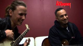 GitarrenWorkshop mit Alter Bridge und Halestorm [upl. by Ordnassela]