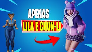 FORTNITE BRASIL 🔴 AO VIVO  LILA E CHUNLI DANÇANDO LOJA DE HOJE [upl. by Adolf]