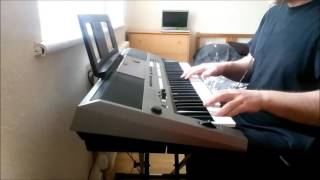 Akcent przez twe oczy zielonecover yamaha psr e443 [upl. by Debora]