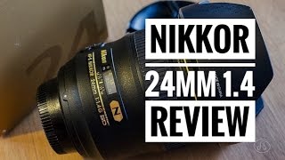 Nikon 24mm f14 Lens Review [upl. by Nnylkoorb475]