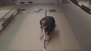 How to install a Moduleo vinyl Herringbone floor [upl. by Anrym860]