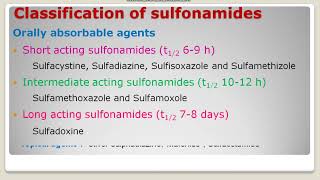 L12 Classification of Sulfonamides And cotrimoxazole in pharmacology Hindi [upl. by Michele95]