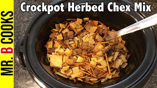 Chex Mix Recipe Crockpot Herbed Chex Mix  Snack Recipes [upl. by Ulphi432]