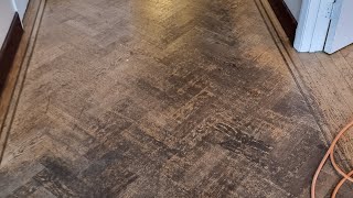 Incredible Parquet Floor Restoration Oddly Satisfying Floor Sanding Video Floorsdoctorcouk [upl. by Elleiram]