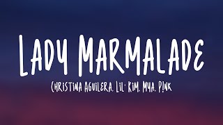 Lady Marmalade  Christina Aguilera Lil Kim Mya Pnk Visualized Lyrics 💘 [upl. by Timothy]