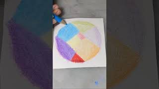 coloring in a stitched up ball [upl. by Icken]