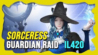 LOST ARK  Sorceress  Guardian Raid Vertus iL420  Gameplay [upl. by Edva]