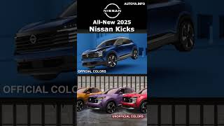 All New Nissan Kicks 2025 Colors Configurator nissankicks nissankicks2025 nissanusa [upl. by Dorahs]