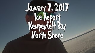 Jan 7 2017 Ice Report  Kempenfelt Bay [upl. by Mandal945]