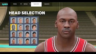 NBA 2K24 MICHAEL JORDAN FACE SCAN CREATION [upl. by Dnomsed]