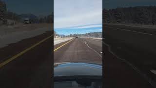 driving to flagstaff arizona snow [upl. by Hisbe880]