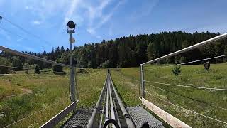 Onride Luge des Cimes  Station de Métabief [upl. by Case282]