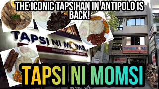 TAPSI NI MOMSI is BACK in ANTIPOLO  The OG Tapsihan ng Bayan since 1996 tapsi [upl. by Karney]