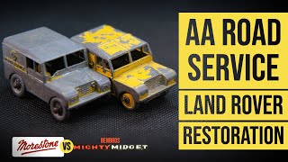 MORESTONE amp BENBROS restoration AA Road Service Land Rover [upl. by Ynaffital]