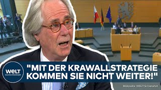 THÜRINGER LANDTAG AfD beugt sich Urteil quotSie zeigen Respektquot So lief der Sitzungsauftakt [upl. by Gervase]