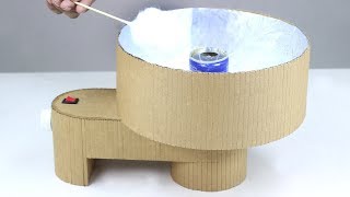 How To Make a Cotton Candy Machine From Cardboard DIY Cotton Candy [upl. by Llebyram]