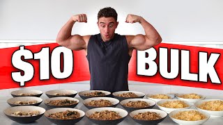 10 BULKING DIET  Meal Prep on a Budget with Zac Perna [upl. by Nivlen]