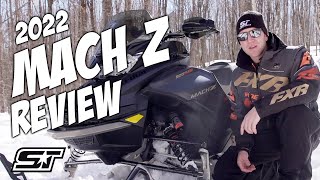 2022 Ski Doo MACH Z Full Snowmobile Review [upl. by Brine]