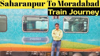 Saharanpur to Moradabad train journey by Amritsar NewJalpaiguri Karmbhoomi Express  The Rail Vlogs [upl. by Lilias453]