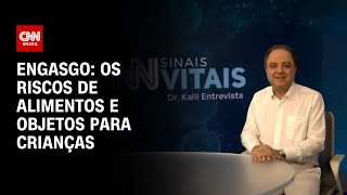 Engasgo Os riscos de alimentos e objetos para crianças  AGORA CNN [upl. by Gnouh651]