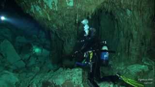 cave diving in Kefalonia Greece [upl. by Eenahc]