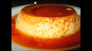 Como hacer un flan de huevo al baño maría [upl. by Nahtannhoj]