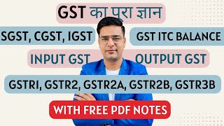 What is GST  What is GST Return  What is GSTR1 GSTR2A GSTR2B and GSTR3B  SGST CGST IGST [upl. by Chatav]