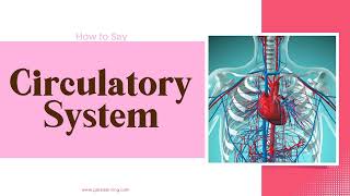 How to Say Circulatory System In British English [upl. by Hauck166]